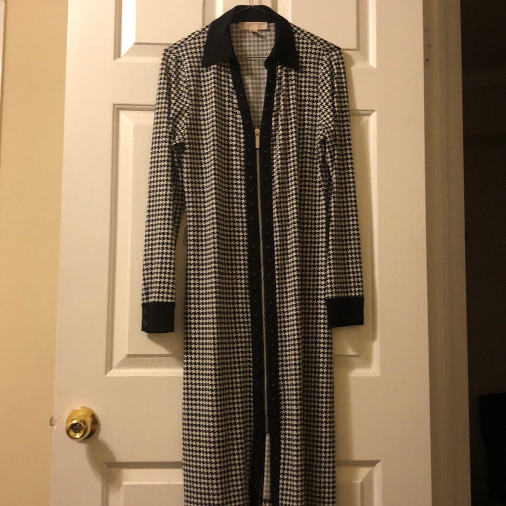 Knee length form fitting dress